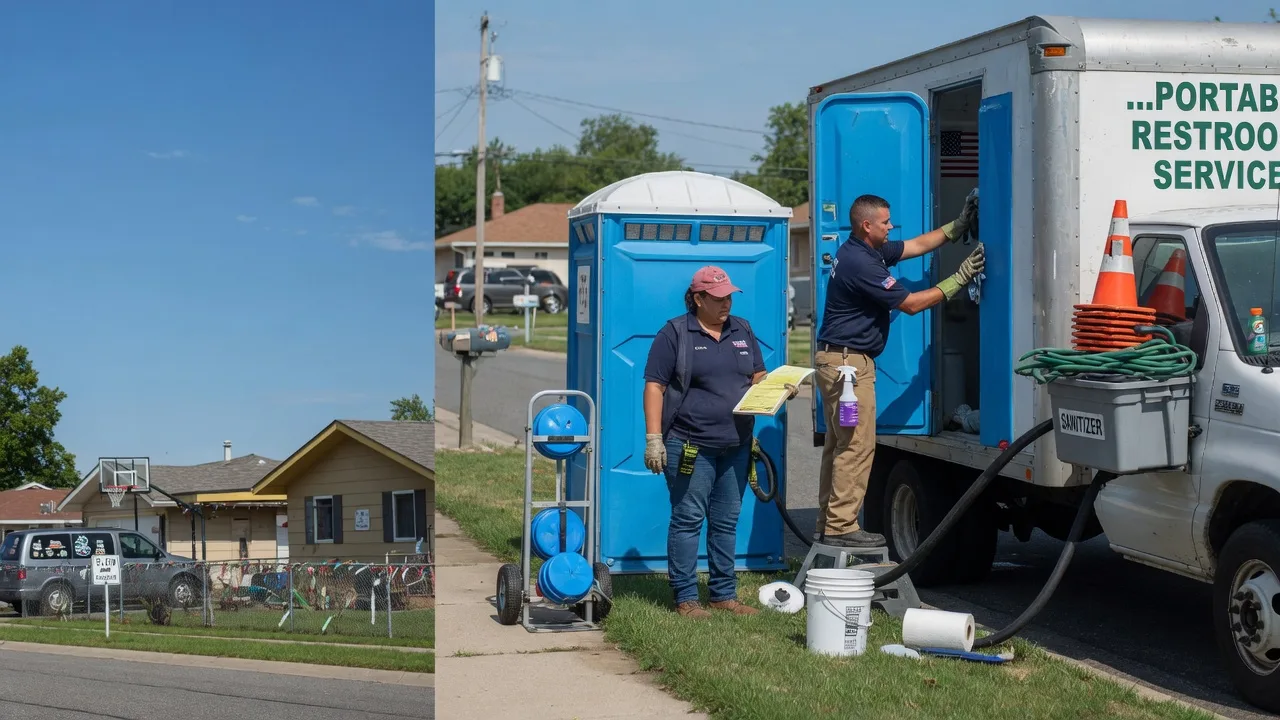 Portable Toilet Rental in Columbia, MO near me